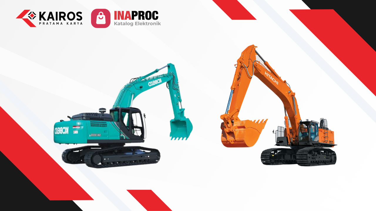 Lihat detail produk excavator kami di e-Katalog Inaproc Kairos Pratama Karya