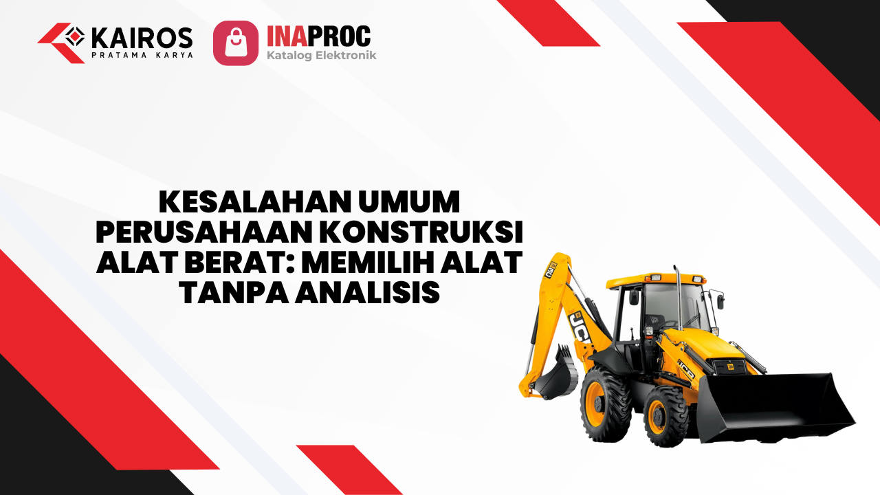Perusahaan Konstruksi Alat Berat di e-Katalog Inaproc Kairos Pratama Karya
