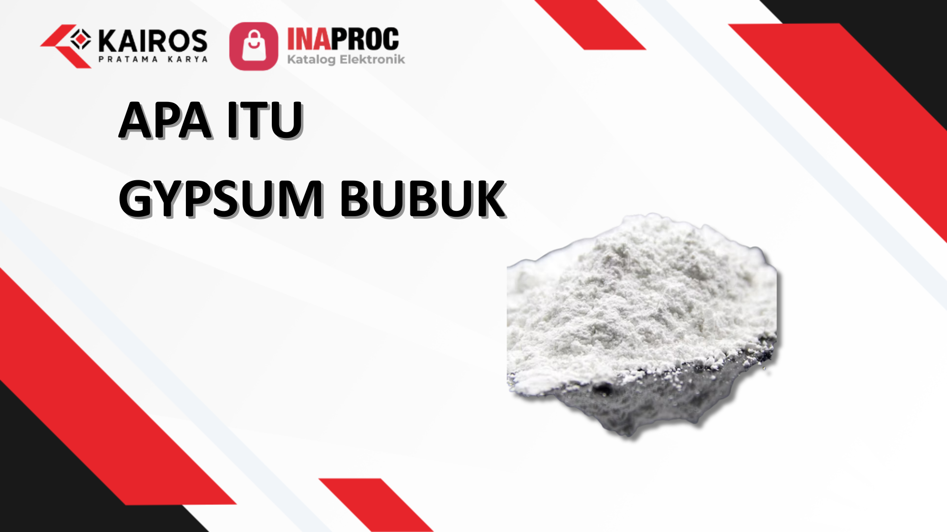 gypsum bubuk