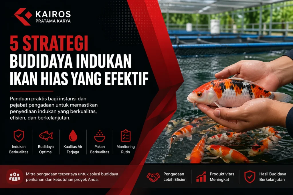"Strategi budidaya indukan ikan hias yang efektif untuk pengadaan berkualitas bersama Kairos Pratama Karya”