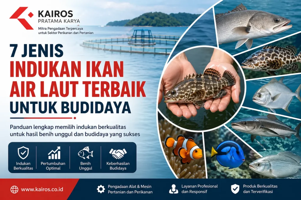 “7 jenis indukan ikan air laut terbaik untuk budidaya seperti kakap, kerapu, dan bawal bintang”