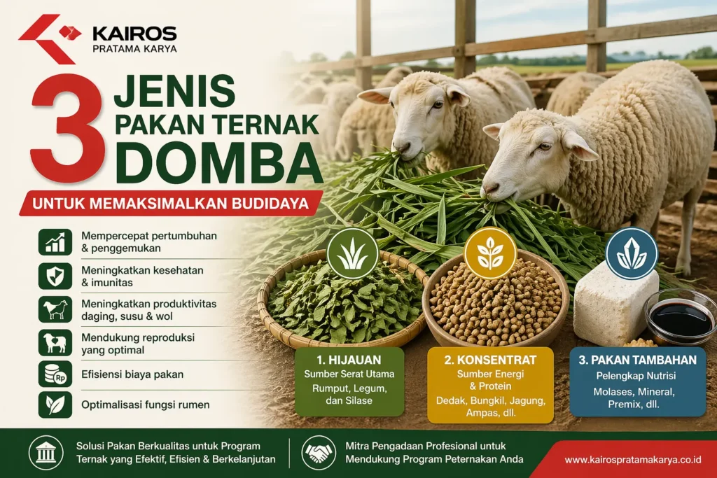 “3 jenis pakan ternak domba untuk memaksimalkan budidaya hewan”