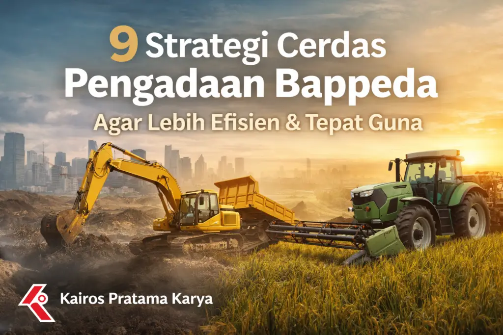 Strategi pengadaan Bappeda yang efisien menggunakan alat berat dan mesin pertanian modern