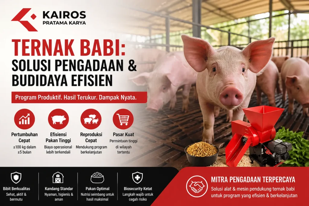 “Solusi ternak babi untuk pengadaan pemerintah dan budidaya berkelanjutan”