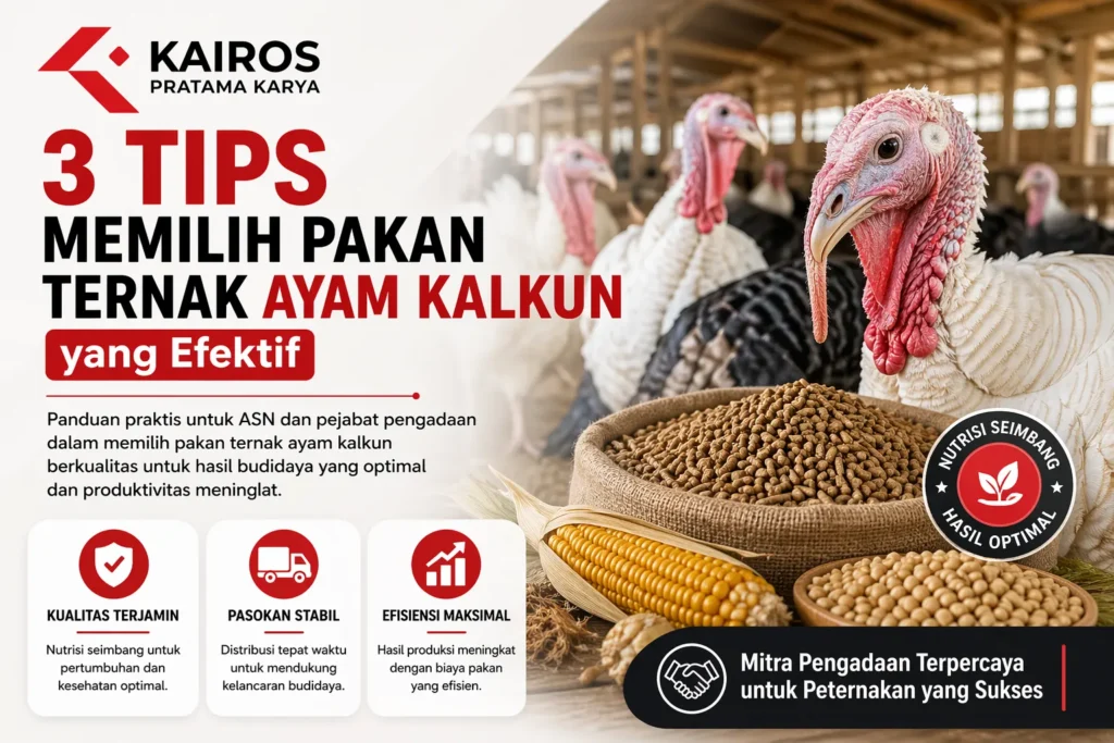 “Ilustrasi pakan ternak ayam kalkun berkualitas untuk meningkatkan produktivitas dan hasil budidaya”