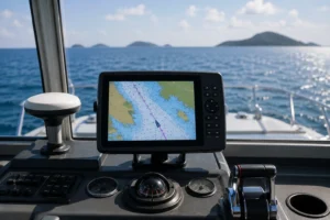 Ilustarsi Alat Navigasi Kapal Gps Marien