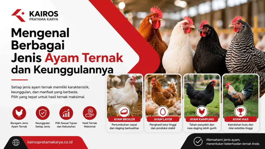 Mengenal Berbagai Jenis Ayam Ternak dan Keunggulannya