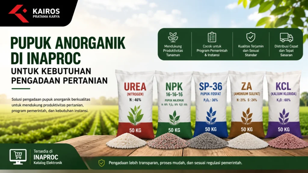 Gambar berbagai jenis Pupuk Anorganik di Inaproc