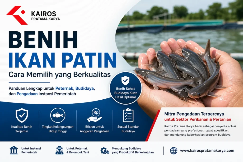 Benih ikan patin unggul untuk peternak dan kebutuhan pengadaan instansi