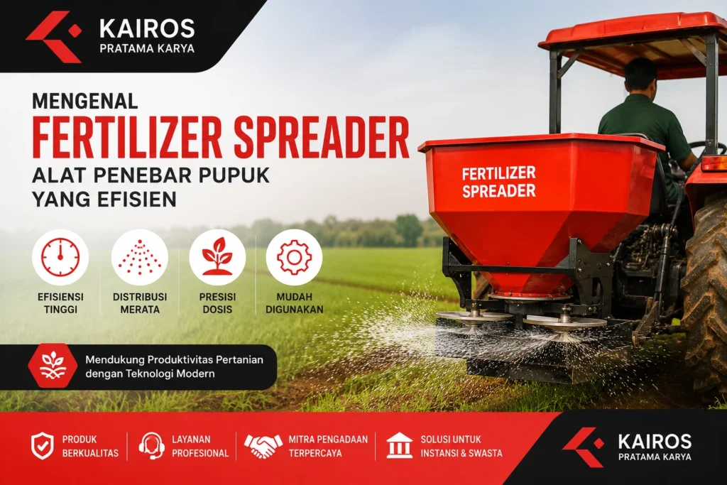 Mesin fertilizer spreader untuk pengadaan alat pertanian modern