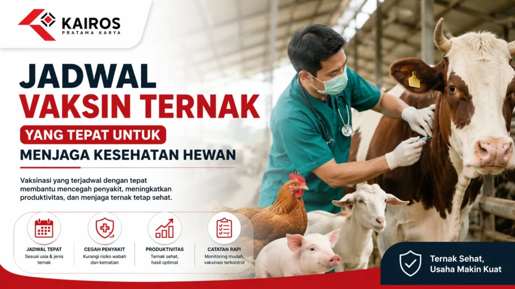 Jadwal Vaksin Ternak yang tepat untuk menjaga kesehatan hewan ternak