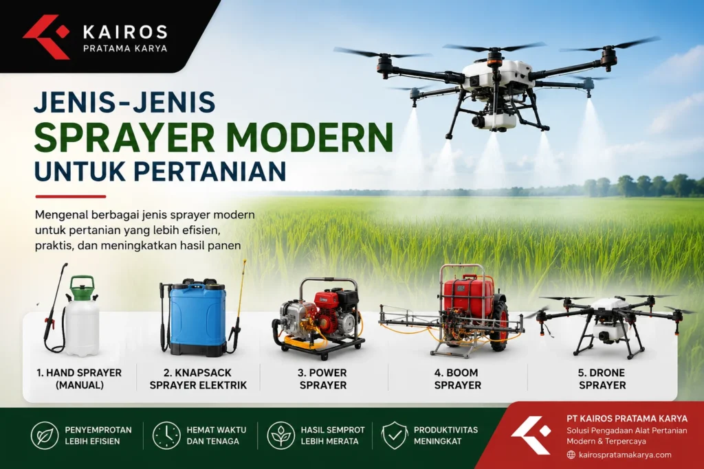 Jenis-Jenis Sprayer Modern untuk Pertanian yang Wajib Kamu Tahu