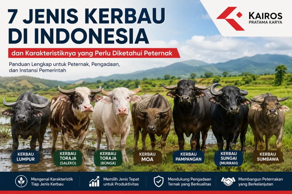7 Jenis Kerbau di Indonesia dan Karakteristiknya yang Perlu Diketahui Peternak