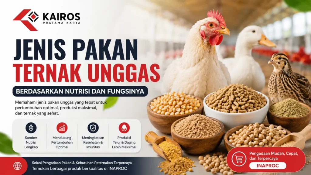 “Jenis Pakan Ternak Unggas berdasarkan nutrisi dan fungsinya untuk peternakan modern”