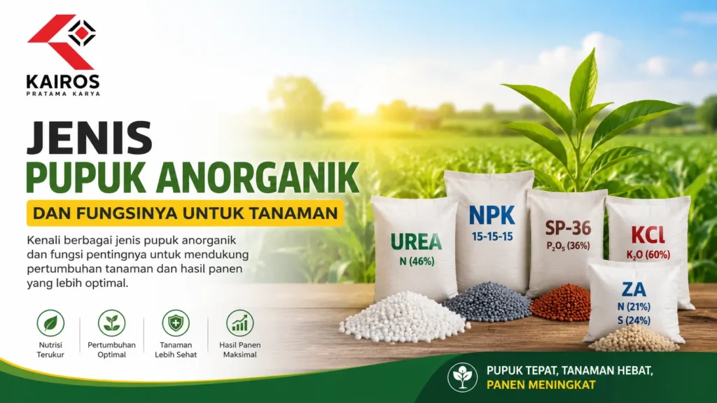 Jenis Pupuk Anorganik dan Fungsinya untuk Tanaman