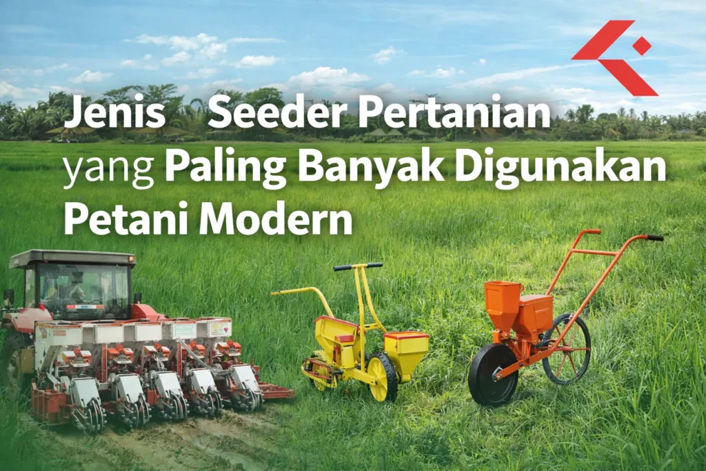 enis seeder pertanian modern untuk penanaman padi, jagung, dan sayuran”