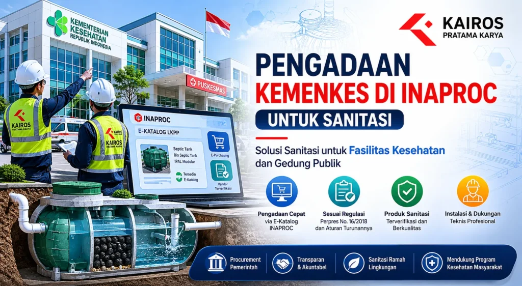 Pengadaan Kemenkes di Inaproc untuk sanitasi fasilitas kesehatan pemerintah