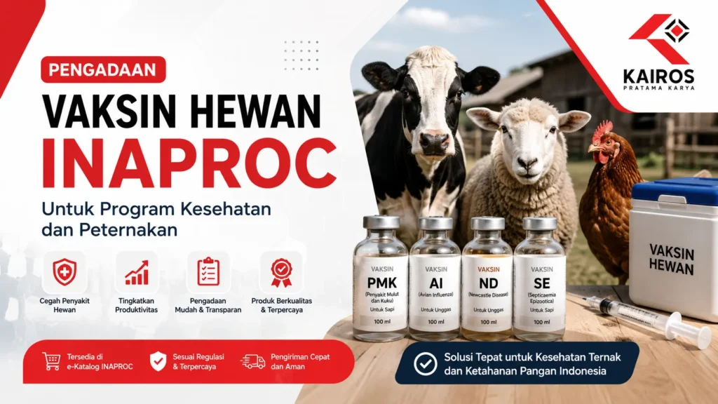 Pengadaan Vaksin Hewan Inaproc untuk program kesehatan dan peternakan