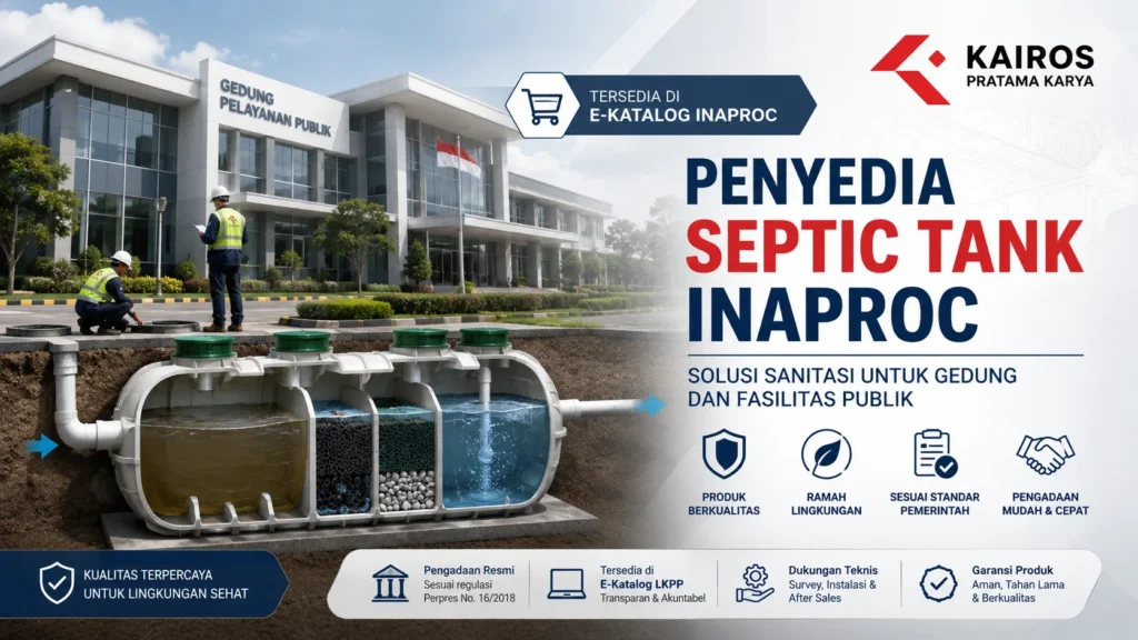 Penyedia Septic Tank Inaproc untuk sanitasi gedung dan fasilitas publik pemerintah