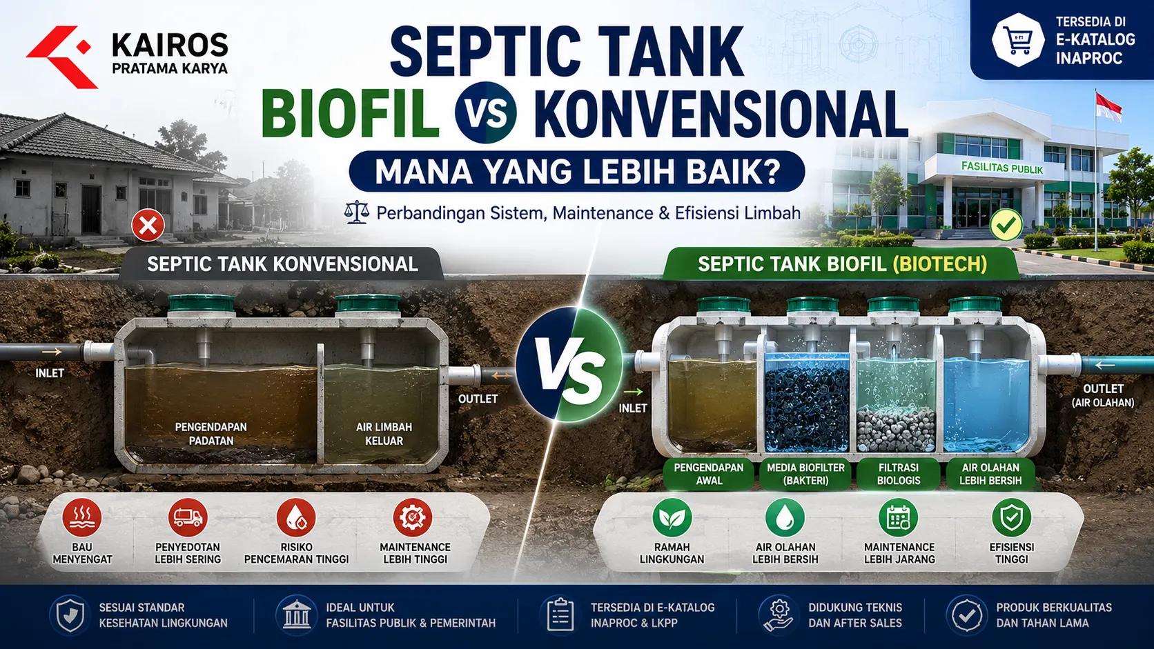 Biofil Rambu Septic Tank Biofil dan Konvensional: Mana Lebih Baik?