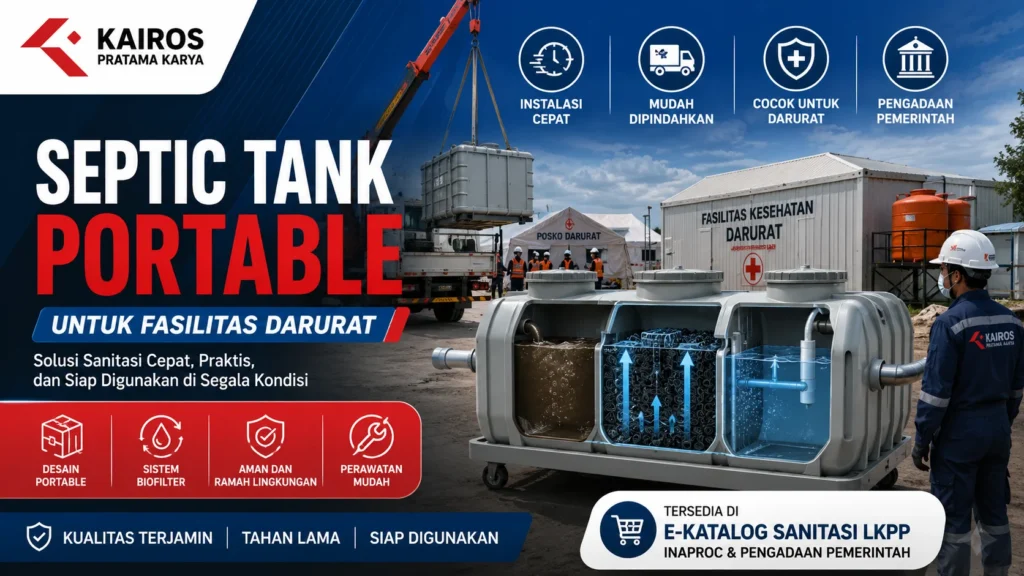 Septic Tank Portable untuk Fasilitas Darurat