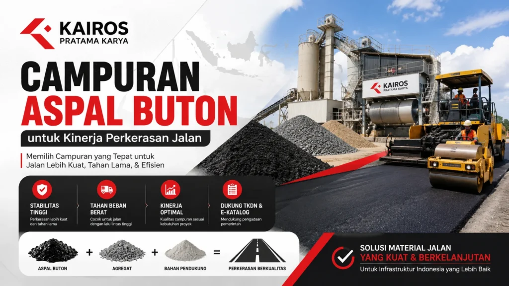 Campuran Aspal Buton untuk meningkatkan kinerja perkerasan jalan
