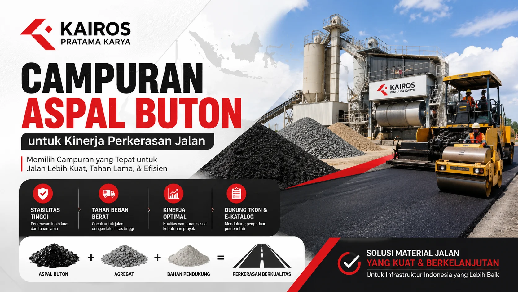 Campuran Aspal Buton untuk meningkatkan kinerja perkerasan jalan