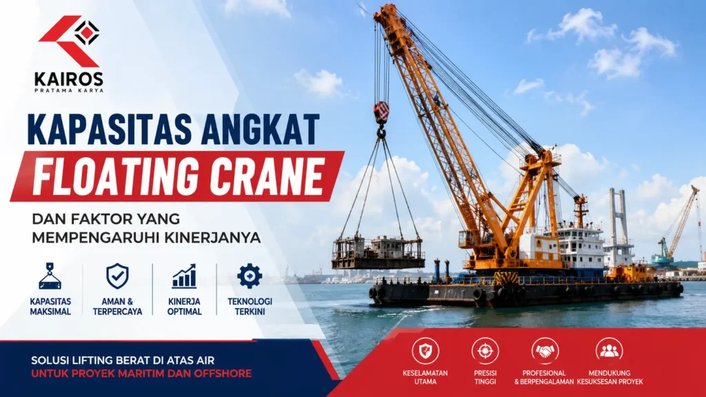 Kapasitas Angkat Floating Crane untuk proyek pelabuhan, konstruksi laut, dan instalasi offshore