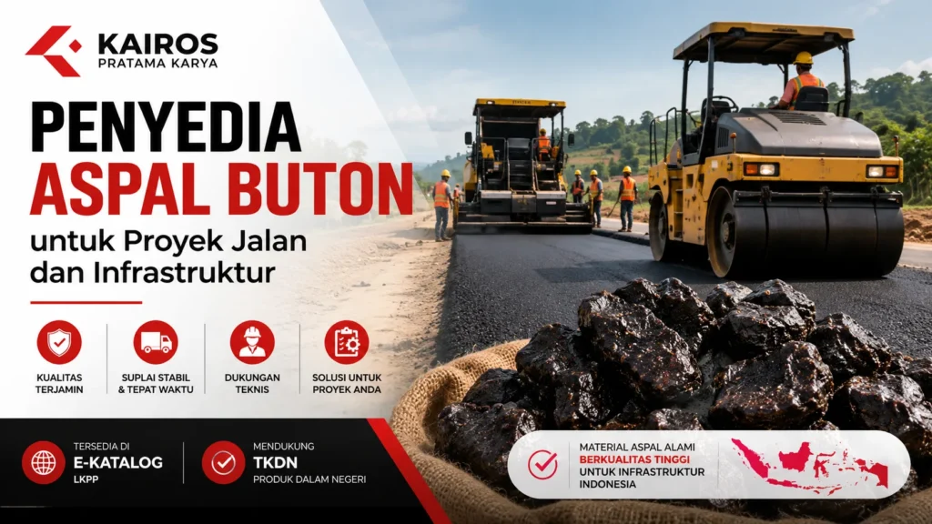 Penyedia Aspal Buton untuk proyek jalan dan infrastruktur di Indonesia